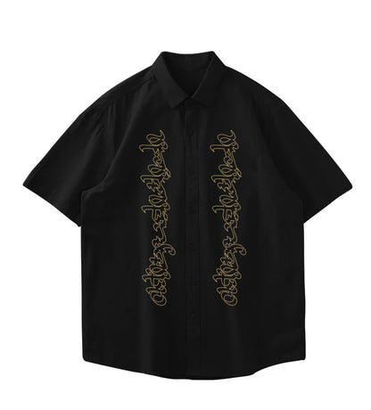 PILIPINO BOXY BUTTON UP "Embroidered"